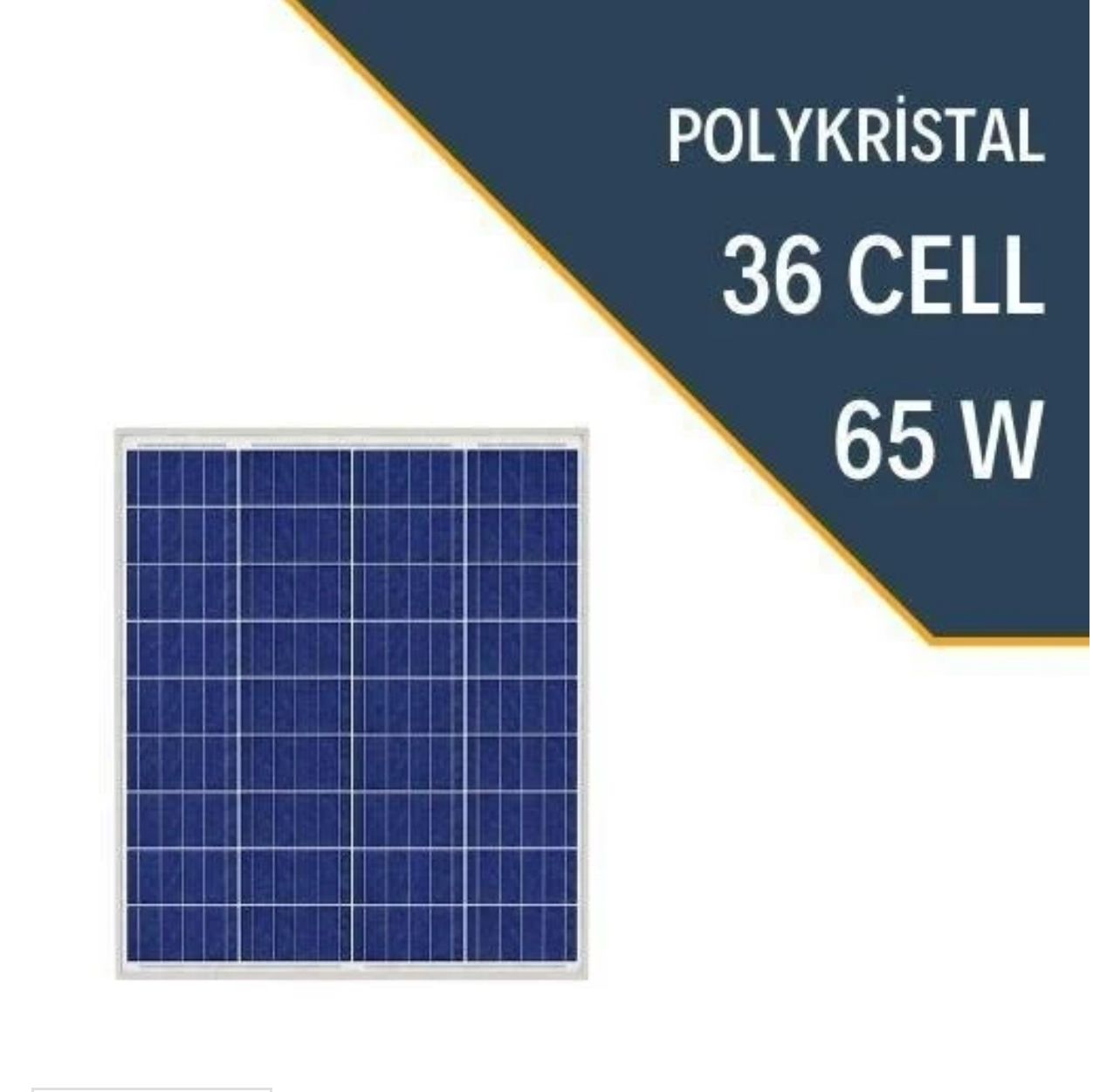 LEXRON 65W POLYKRİSTAL GÜNEŞ PANELİ