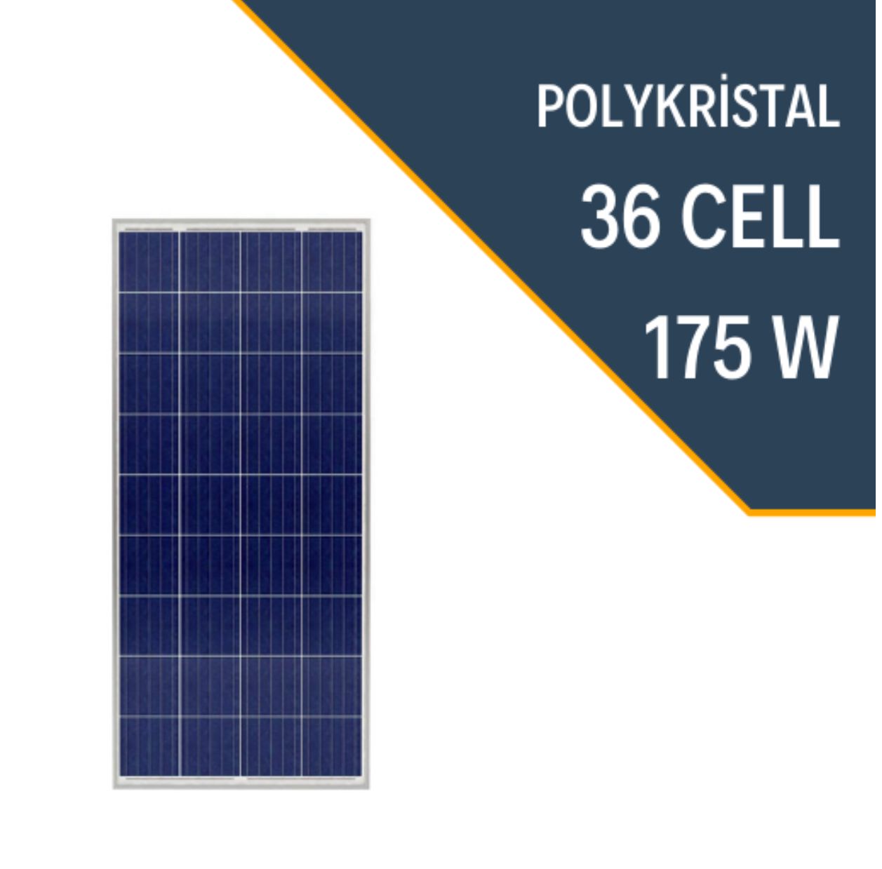 LEXRON 175W POLYKRİSTAL GÜNEŞ PANELİ