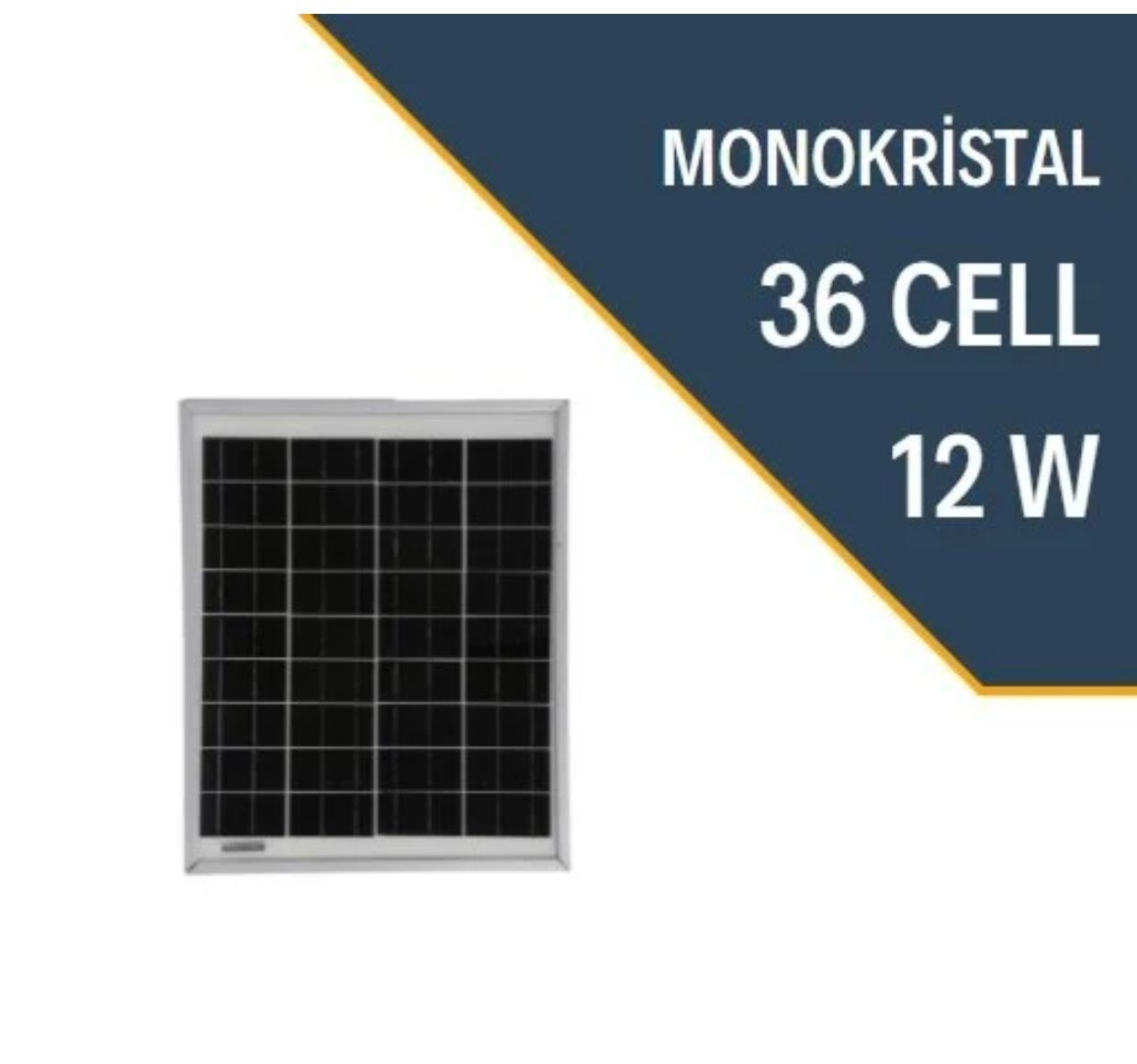 LEXRON 12W MONOKRISTAL GÜNEŞ PANELİ