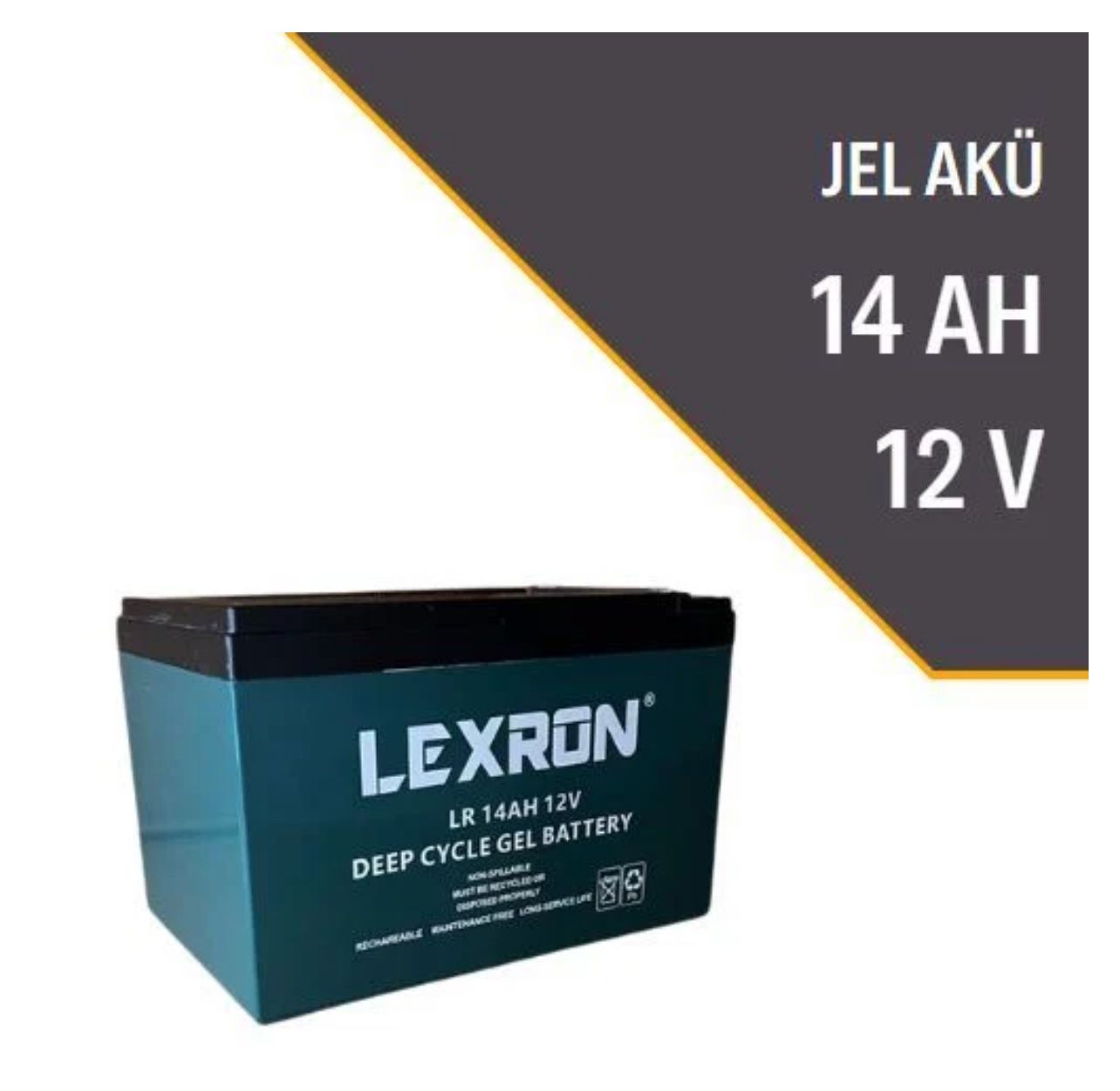 LEXRON 14AH-12V JEL AKÜ