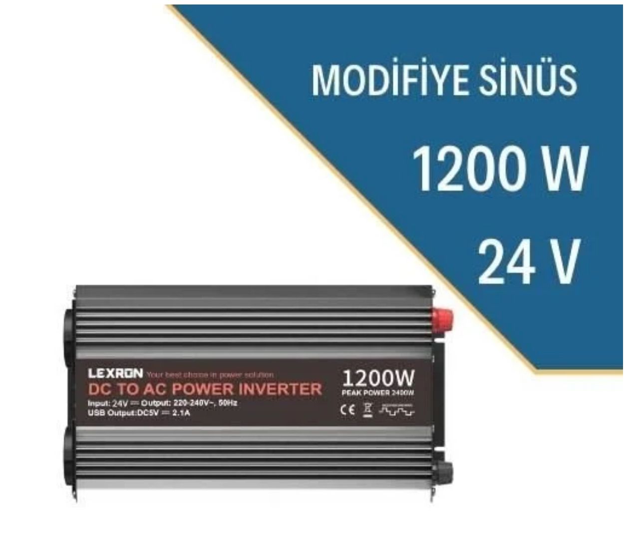 LEXRON 1200W-24V MODİFİYE SİNÜS İNVERTER