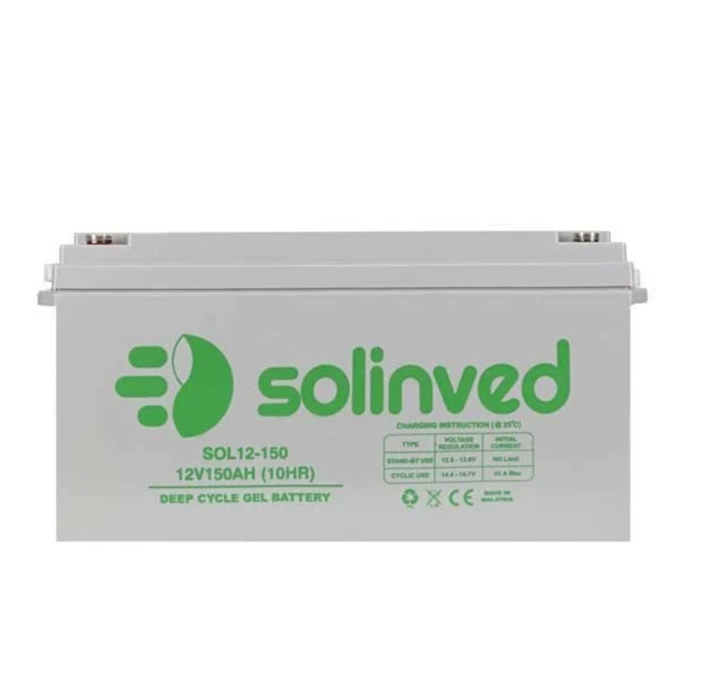 Solinved Jel Aküler 12V 150 Ah Jel Akü